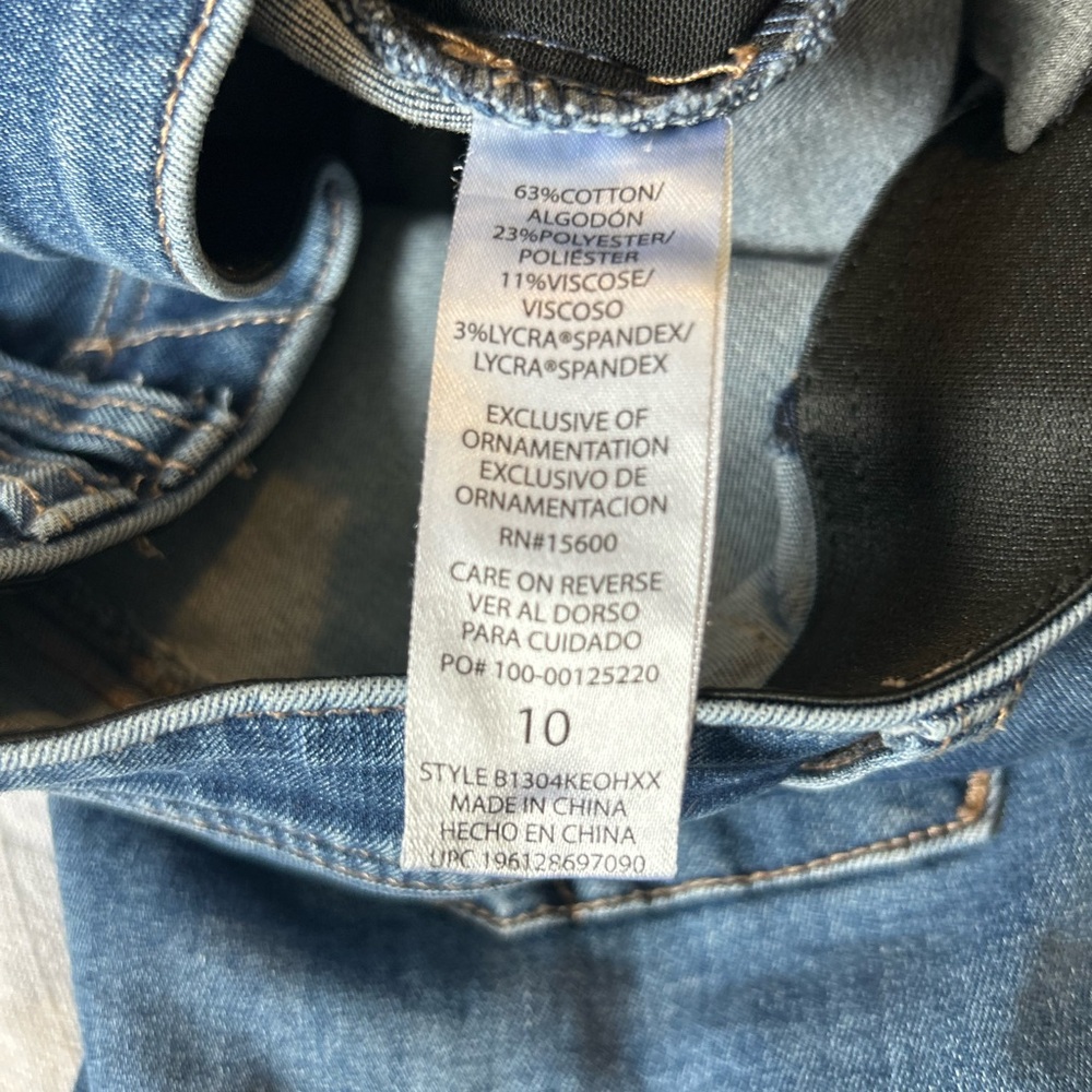 Democracy Ab Technology” Blue Denim Jeans - Picture 9 of 10